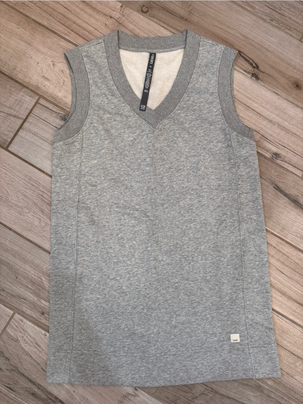 Vuori Light Gray Sleeveless Athletic Dress